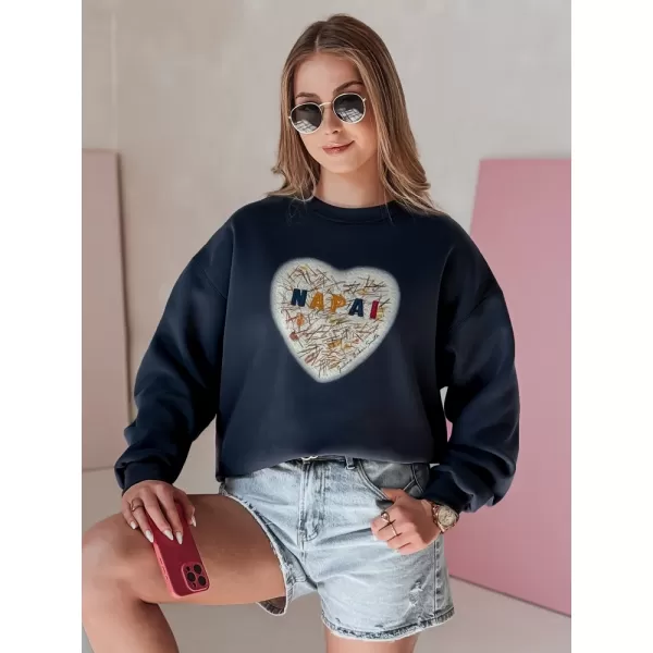  Dámská mikina DSTREET SESRDUCHOVA BY1439 TMAVĚ MODRÁ 