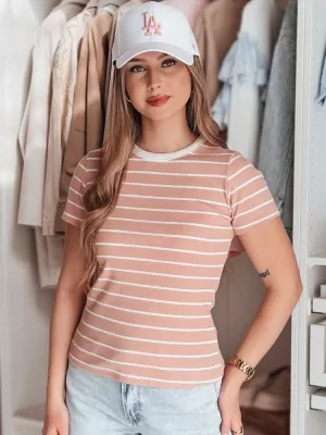 Dámské triko DSTREET LINESS RY2809 RŮŽOVÁ