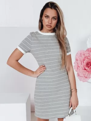 Dámské šaty DSTREET FITLINES EY2580 BÍLÁ