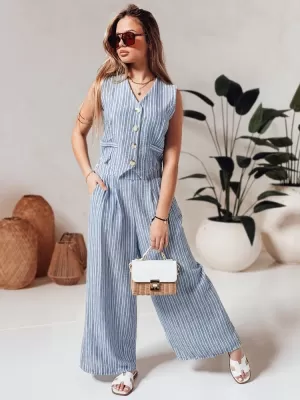 Dámské kalhoty DSTREET MODERESS UY2696 MODRÁ