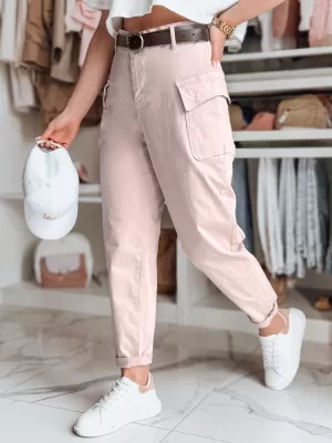Dámské kalhoty DSTREET GOTRENDI UY2523 RŮŽOVÁ
