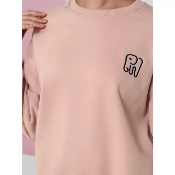  Dámská mikina DSTREET SOFTSLON BY1432 RŮŽOVÁ 