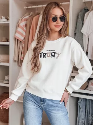 Dámská mikina DSTREET SOFTRUS BY1411 BÍLÁ