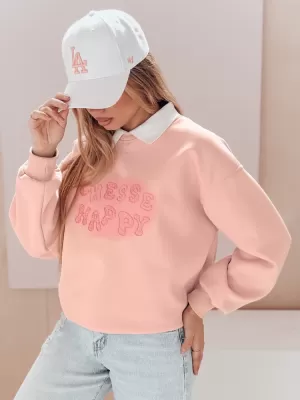 Dámská mikina DSTREET HAPIRES BY1486 RŮŽOVÁ