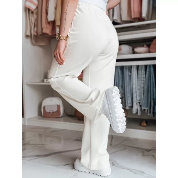  Dámské tepláky DSTREET DRESSANIK UY2703 BÍLÁ 