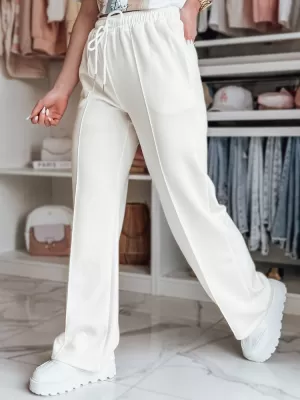 Dámské tepláky DSTREET DRESSANIK UY2703 BÍLÁ