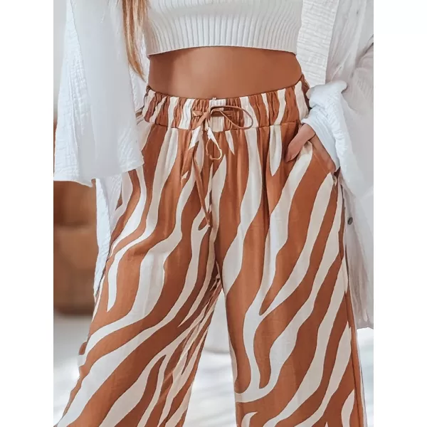  Dámské kalhoty DSTREET ZEBRAVIBE UY2655 VÍCEBAREVNÁ 