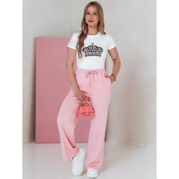  Dámské tepláky DSTREET DRESSANIK UY2699 RŮŽOVÁ 
