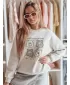 Dámská mikina DSTREET MISOBEARS BY1436 SVĚTLE ŠEDÁ