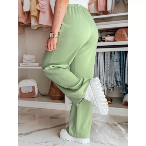  Dámské kalhoty DSTREET DRESSANIK UY2698 ZELENÁ 