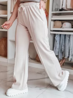 Dámské tepláky DSTREET DRESSANIK UY2702 BÉŽOVÁ
