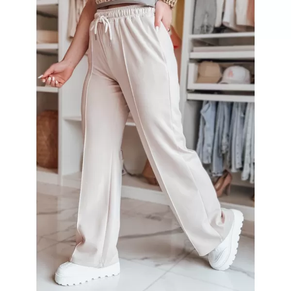  Dámské tepláky DSTREET DRESSANIK UY2702 BÉŽOVÁ 