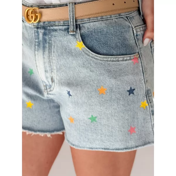  Dámské kraťasy DSTREET STARSHINE SY0463 MODRÁ 