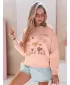 Dámská mikina DSTREET PINKNOTE BY1500 RŮŽOVÁ