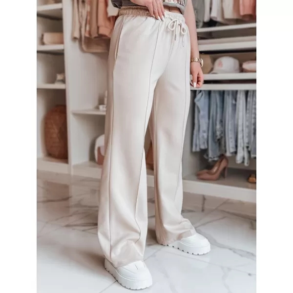  Dámské tepláky DSTREET DRESSANIK UY2702 BÉŽOVÁ 