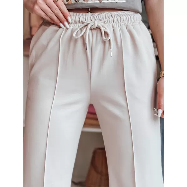  Dámské tepláky DSTREET DRESSANIK UY2702 BÉŽOVÁ 