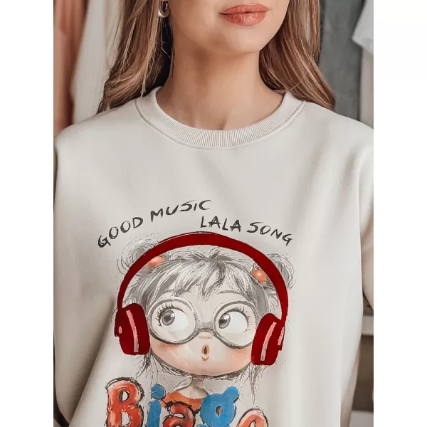  Dámská mikina DSTREET LALA VIBE BY1506 BÉŽOVÁ 