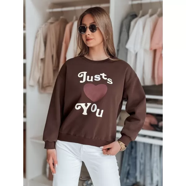  Dámská mikina DSTREET JUST LOVE YOU BY1477 KARAMELOVÁ 