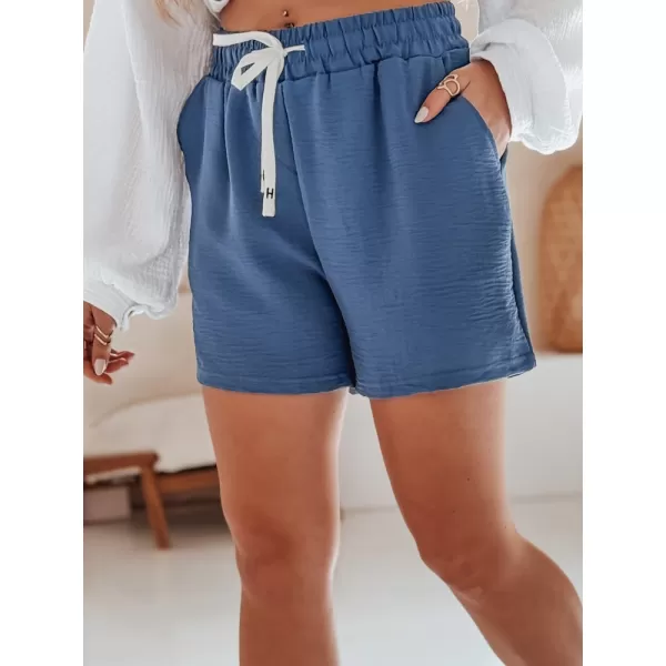  Dámské kraťasy DSTREET HOT VIBE SY0440 MODRÁ 