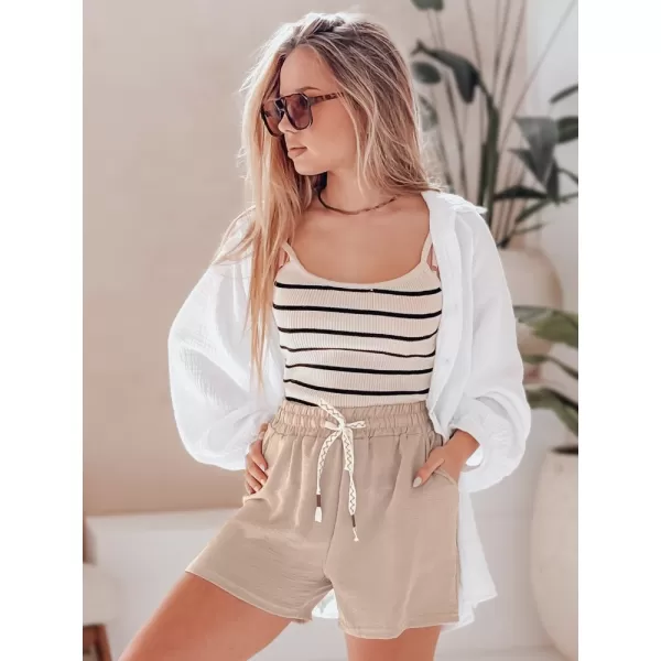  Dámské kraťasy DSTREET NOT TOMORROW SY0447 KHAKI 