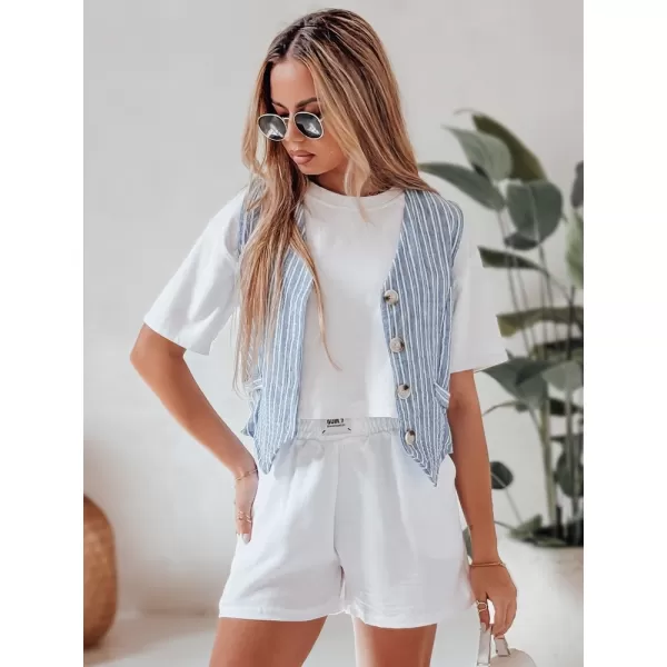  Dámské kraťasy DSTREET OWN STYLE SY0456 BÍLÁ 