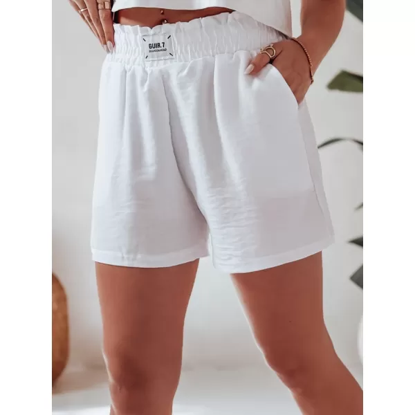  Dámské kraťasy DSTREET OWN STYLE SY0456 BÍLÁ 