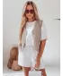 Dámské kraťasy DSTREET HOT VIBE SY0444 BÍLÁ