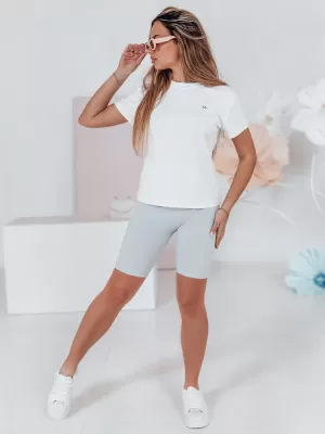 Dámské kraťasy DSTREET SOFT AND FIT SY0428 SVĚTLE MODRÁ