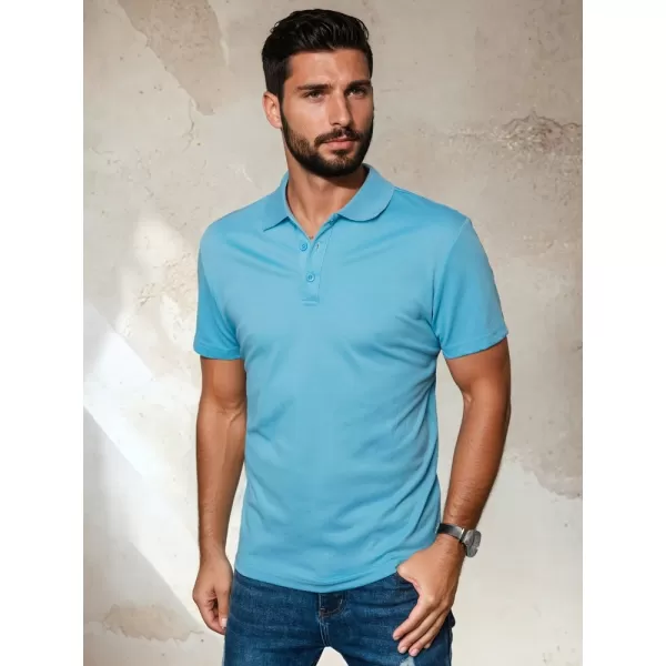  Pánské polo triko DSTREET PX0552 MODRÁ 