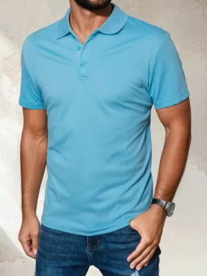 Pánské polo triko DSTREET PX0552 MODRÁ