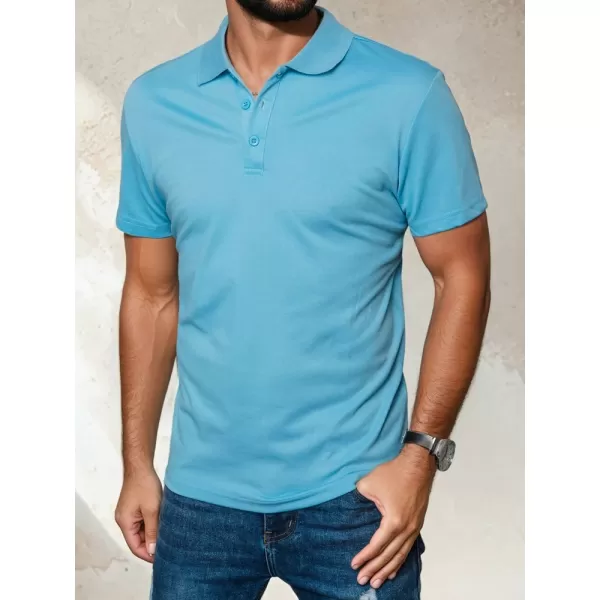  Pánské polo triko DSTREET PX0552 MODRÁ 