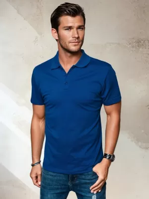 Pánské polo triko DSTREET PX0551 MODRÁ