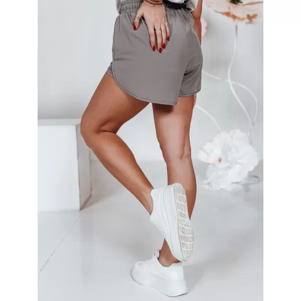  Dámské šortky DSTREET MISSRUN SY0425 TMAVĚ ŠEDÁ 