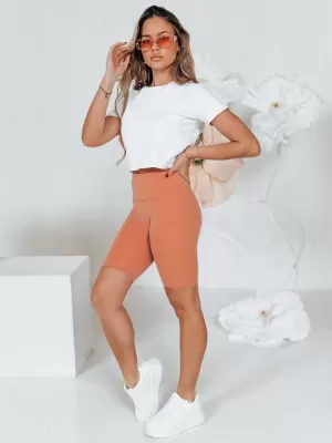 Dámské šortky DSTREET LOVIFIT SY0431 ORANŽOVÁ