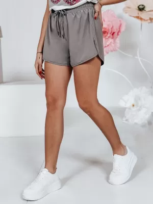 Dámské šortky DSTREET MISSRUN SY0425 TMAVĚ ŠEDÁ