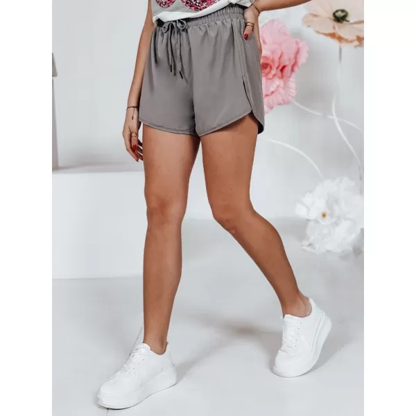  Dámské šortky DSTREET MISSRUN SY0425 TMAVĚ ŠEDÁ 