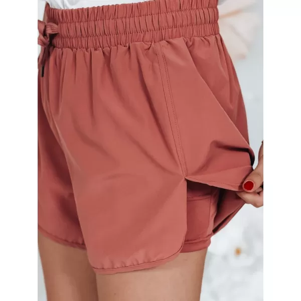  Dámské šortky DSTREET MISSRUN SY0426 RŮŽOVÁ 